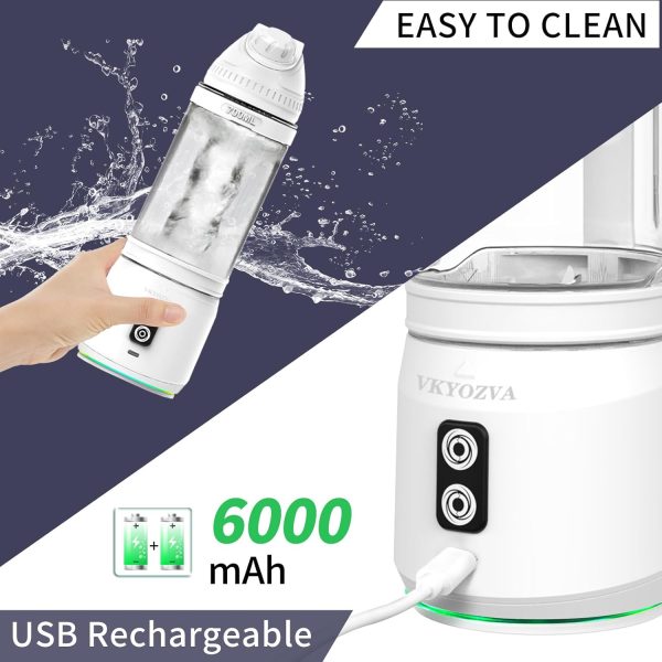 Cordless Portable Blender, Portable Blender for Shakes and Smoothies with - Image 5