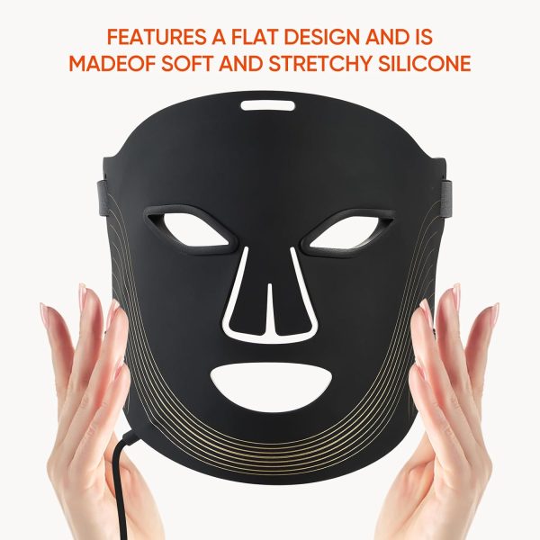 Red Light Therapy for Face Mask, 7 Modes LED Face Mask Infrared Light - Image 2