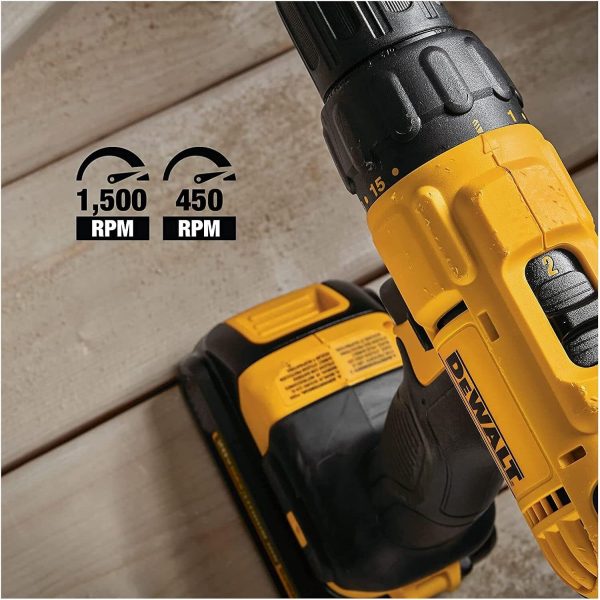 DEWALT 20V MAX Cordless Drill and Impact Driver, Power Tool Combo Kit with - Image 6