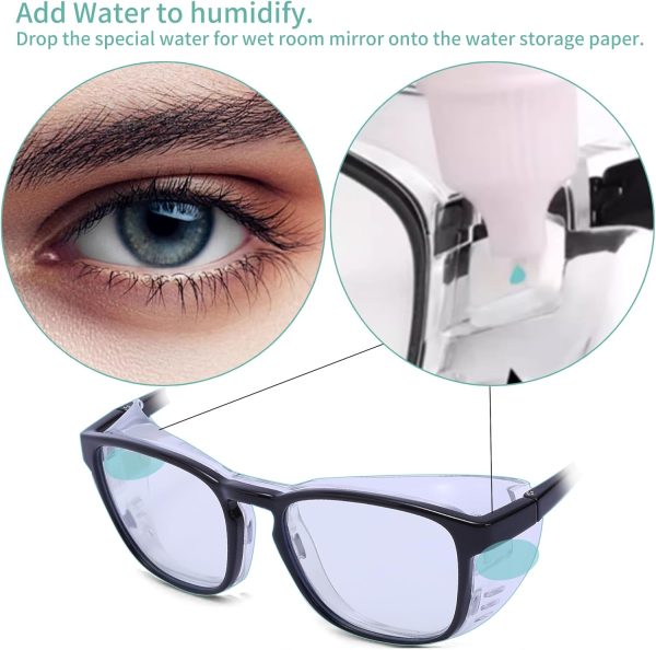 Christmas Dry Eyes Relief Eyeglasses, Blue Light Blocking, Moisture Chamber - Image 6
