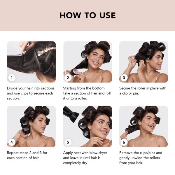 Kitsch Ceramic Thermal Rollers - Self Grip Hair Rollers for Blowout Look - Image 4