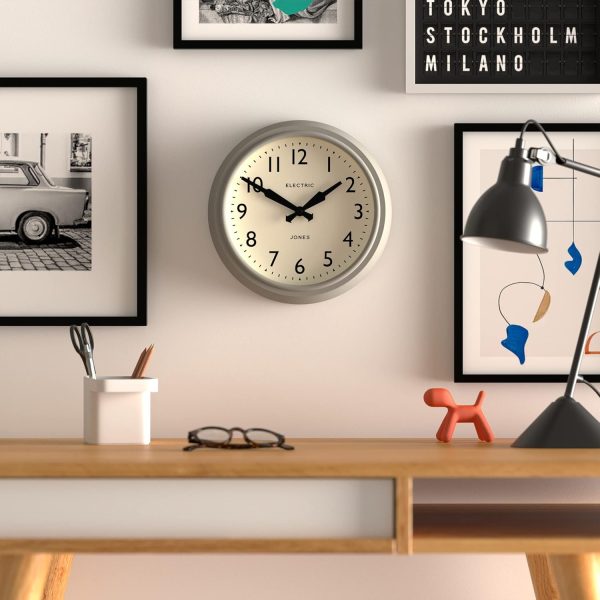JONES CLOCKS® Telecom Round Wall Clock - Retro Clock - Designer Clock - - Image 3