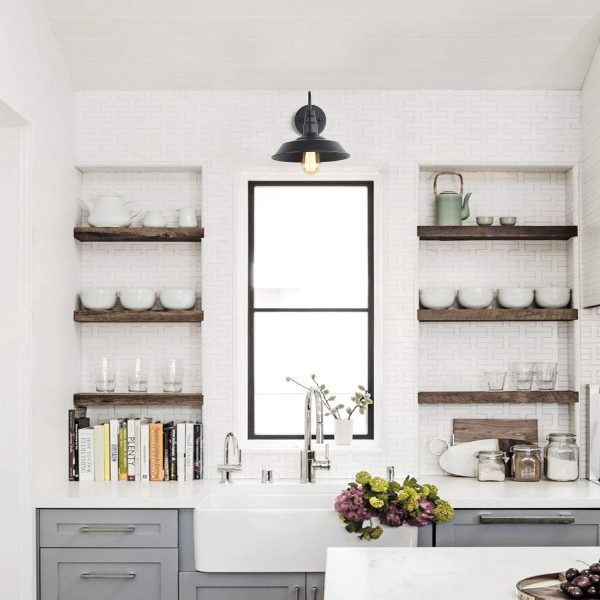 LNC Black Gooseneck Wall Sconces Barn Warehouse Farmhouse Sconces Wall - Image 2