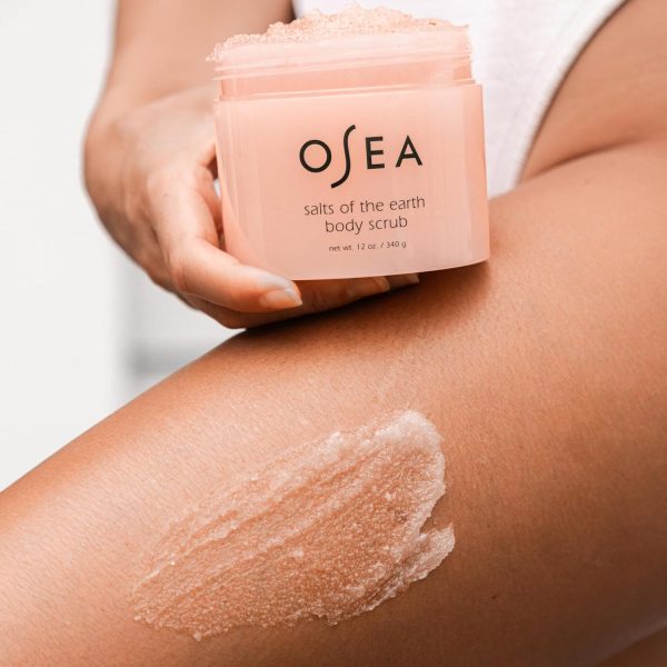 OSEA Salts of the Earth Body Scrub 12 oz - Pink Himalayan Salt Scrub - - Image 3