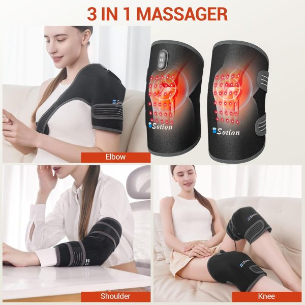 Red Light Therapy & Vibration Massage Knee Brace- 660nm&850nm Red Light - Image 5