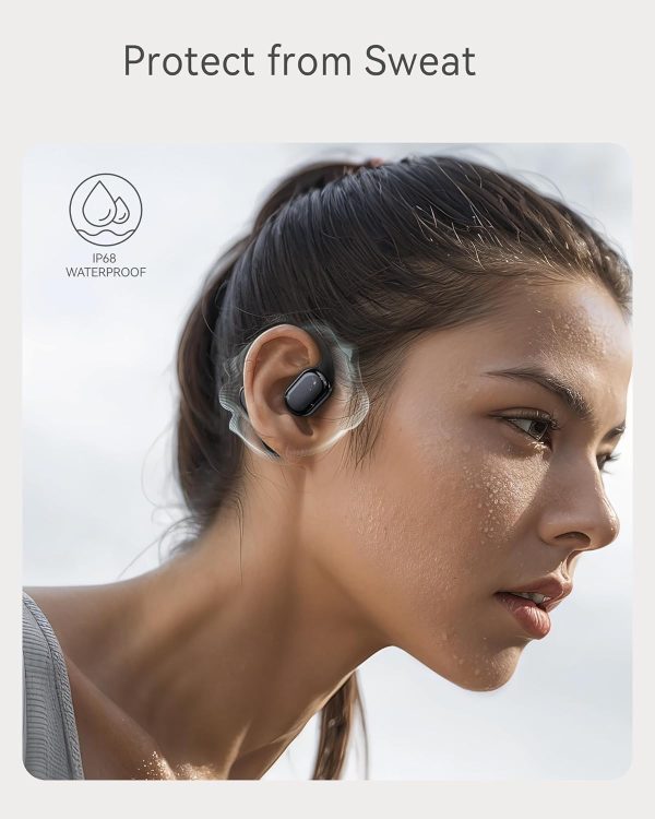 True Wireless Bone Conduction Headphones, OWS Open Ear Headphones with - Image 7