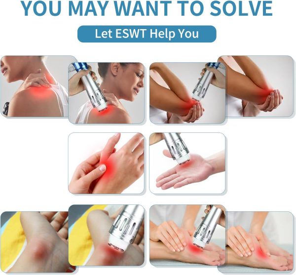 Shockwave Therapy Body Massager Machinie with 7 Massage Heads HUANSHI - Image 2