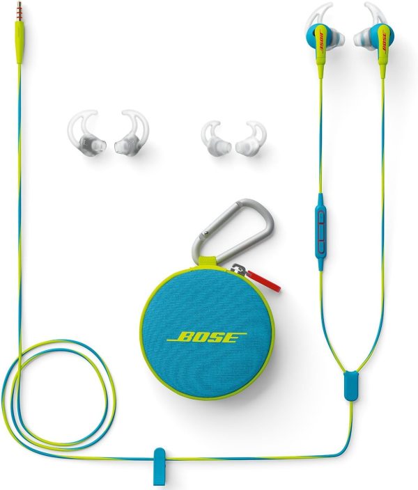 Bose SoundSport in-ear headphones - Apple devices, Neon Blue (Renewed) - Image 3