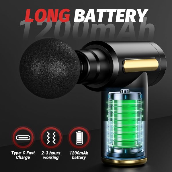 Massage Gun, Small Travel Massage Gun, Massage Gun Deep Tissue,Percussion - Image 3