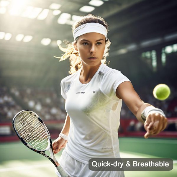 6PCS Headbands for Women Non Slip - Fashion Elastic Sports Hair Bands for - Image 4