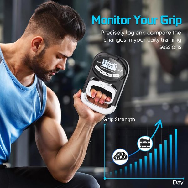 Hand Dynamometer Grip Strength Trainer - Grip Strength Tester Electronic - Image 2