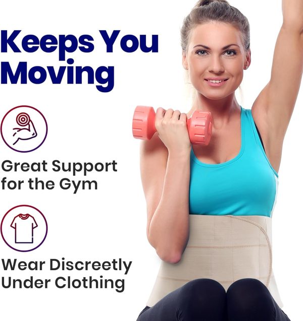 Abdominal Binder Post Surgery Tummy Tuck | Postpartum Belly Band Wrap | - Image 5