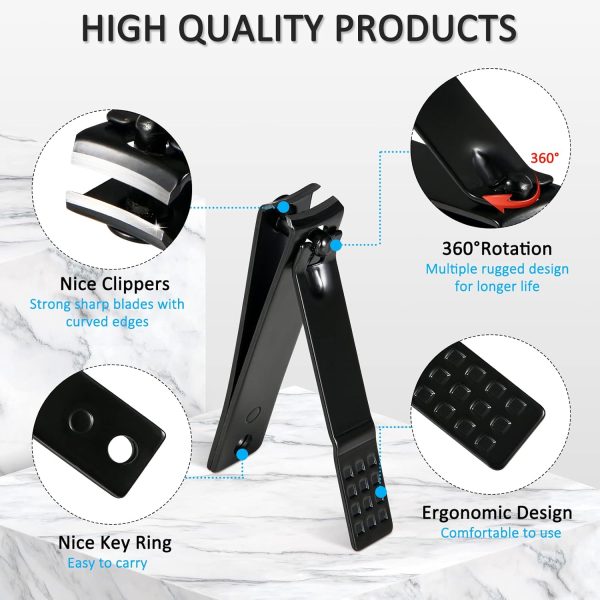 Manicure Set Professional Nail Clipper Kit-26 Pieces Stainless Steel - Image 2