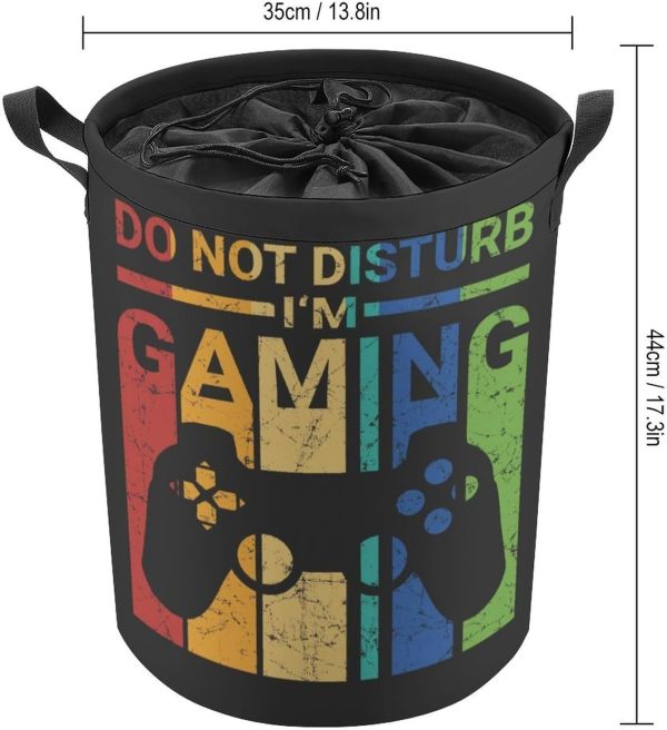 Kids Laundry Hamper Gamer Laundry Basket Gaming Decor for Boys Bedroom - Image 2