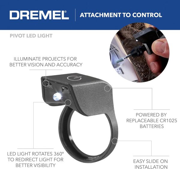 Dremel 4300-5/40 High Performance Rotary Tool Kit with LED Light- 5 - Image 11