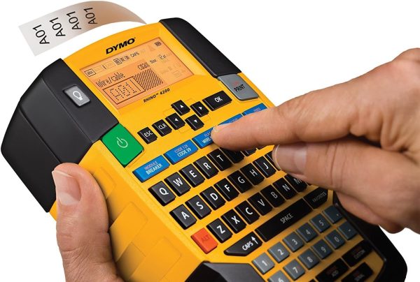 DYMO Rhino 4200 Industrial Label Maker Carry Case Kit with 1 Roll of 1/2" - Image 7