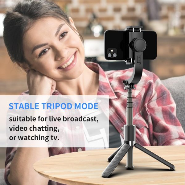 Gimbal Stabilizer for Smartphone ，with Retractable Selfie Stick and - Image 6