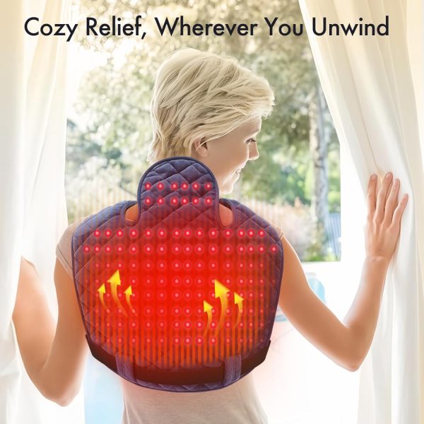 Heating Pad with Red Light Therapy: 2 in 1 Wearable RLT Heating Pad for - Image 8
