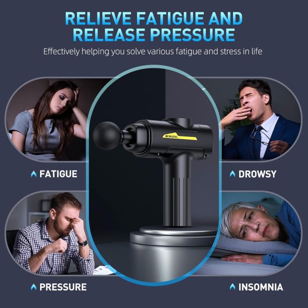 Massage Gun,Massage Gun Deep Tissue for Pain Relief with 7 Massage Heads & - Image 8
