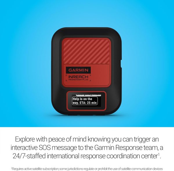 Garmin inReach® Messenger Plus, SOS Satellite Communicator with Photo, Text - Image 5