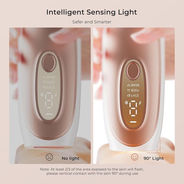 Laser Hair Removal with Speedy Sapphire Ice Cooling, Aopvui Painless IPL - Image 7