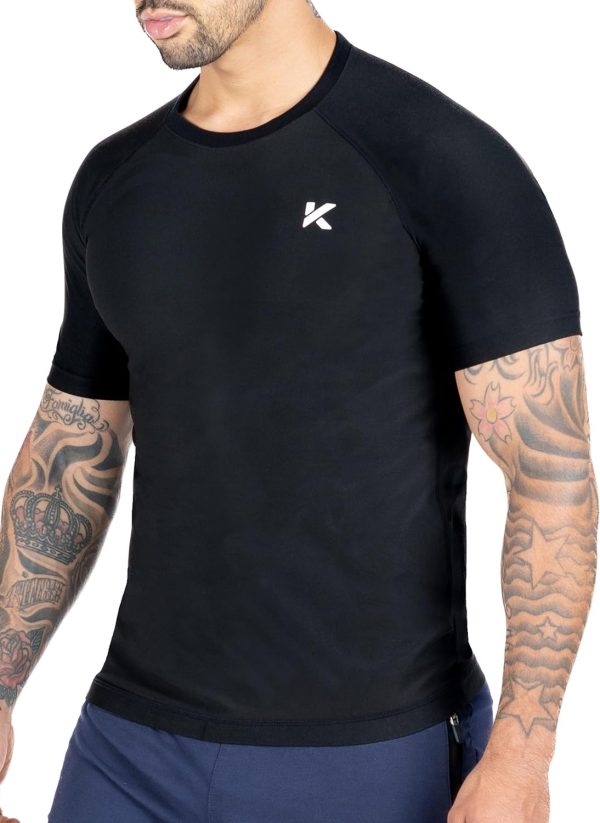 Kewlioo Men's Sauna Suit Shirt - Heat Trapping Sweat Compression Vest, - Image 2