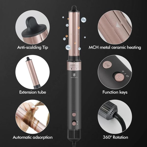 Curling Iron Hair Dryer: Auto Wrap Curling Wand 1 1/4 Inch Automatic Hair - Image 5