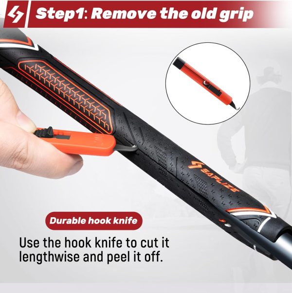SAPLIZE Golf Grip Kit for Regripping Golf Clubs, Options Including 15 Golf - Image 2