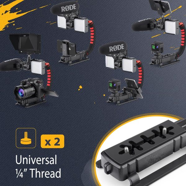 Neotter Handheld Stabilizer with Smartphone Video Rig, Video Action - Image 5