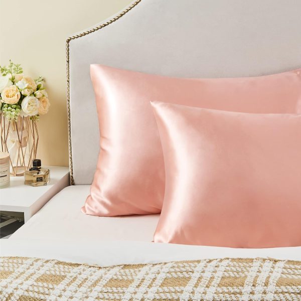 BEDELITE Satin Pillowcase for Hair and Skin, Super Soft and Cooling Similar - Image 7