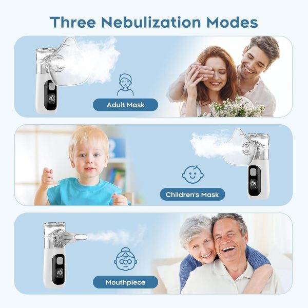 Nebulizer Machine for Adults & Kids - Portable Nebulizer for Breathing with - Image 7