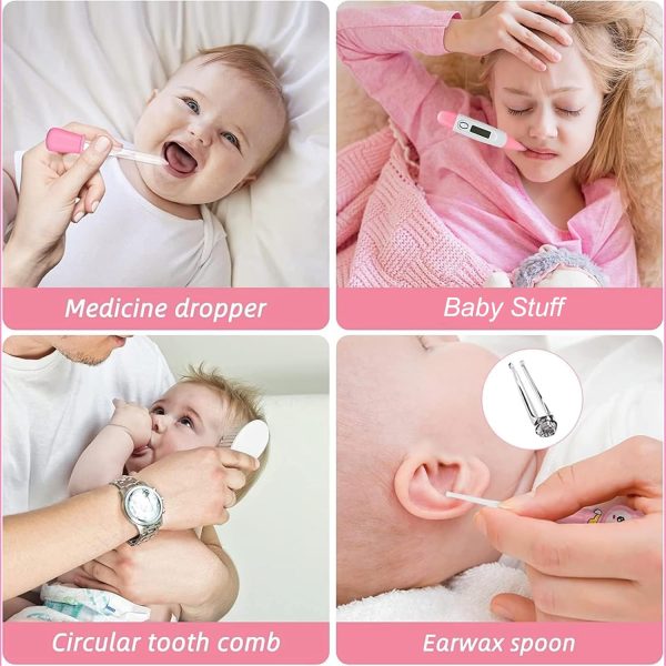 Baby Healthcare and Grooming Kit for Newborn Kids, 38PCS Upgraded Safety - Image 5