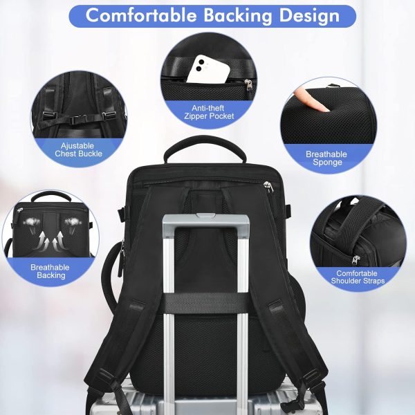 Travel Backpackfor Men Women Flight Approved, Carry-on Backpack Personal - Image 6