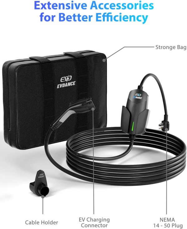 Level 2 EV Charger 7.68KW NEMA 14-50 Plug 32 Amp Portable Electric Vehicle - Image 6