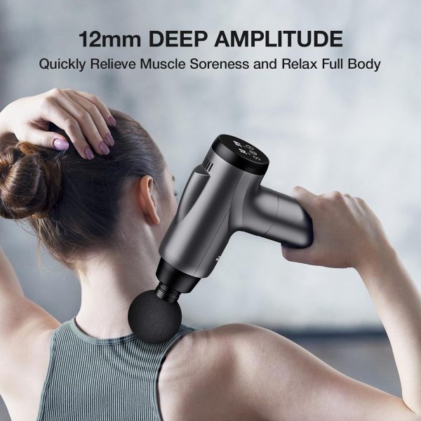 Massage Gun Deep Tissue, Handheld Electric Muscle Massager, High Intensity - Image 4