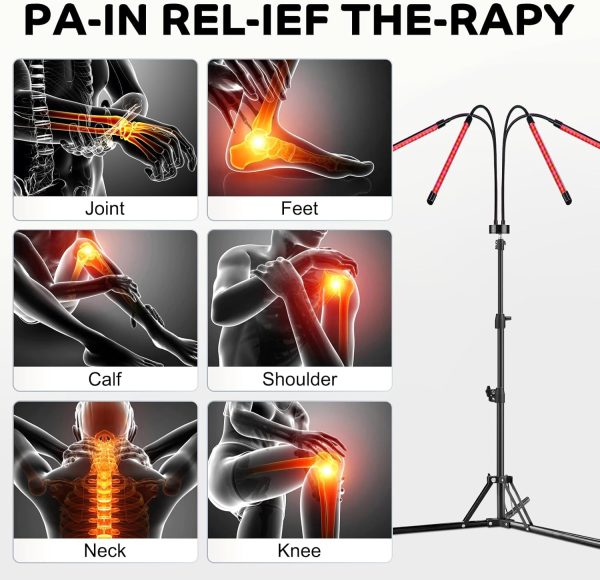 Shyineyou Red Light Therapy for Body, 80LEDs 660nm ＆ 850nm Infrared Light - Image 4