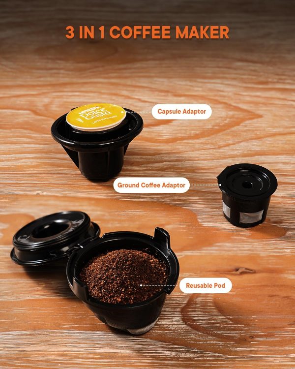 Single Serve Coffee Maker for K Cup Pods & Ground Coffee & Teas, 6 to 14oz - Image 2