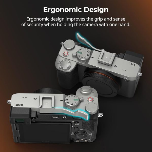 SMALLRIG Thumb Grip for Sony Alpha 7C II/Alpha 7CR / Alpha 7C, Ergonomic - Image 5