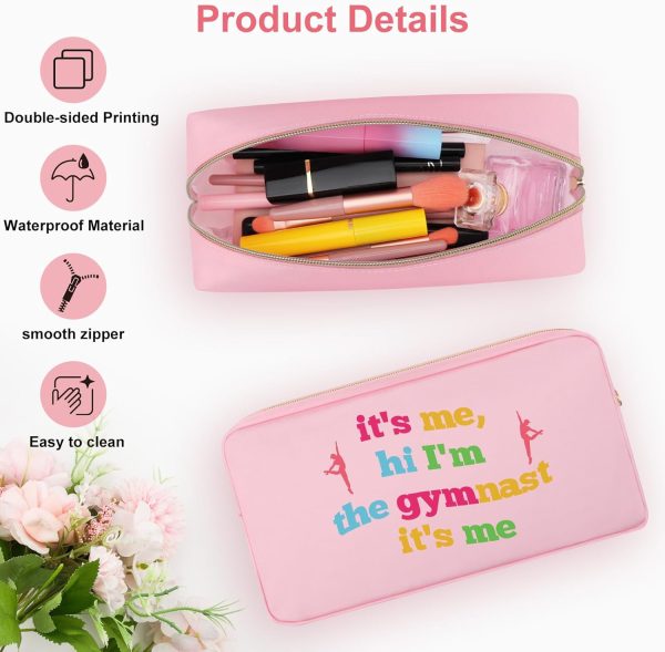 Heigebi Gymnast Makeup Bag Gymnastics Team Gift Gymnast Graduation Birthday - Image 3