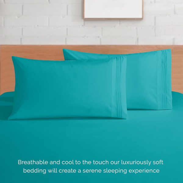 Elegant Comfort 4-Piece Bed Sheet Set - Luxury Bedding 1500 Premium Hotel - Image 6