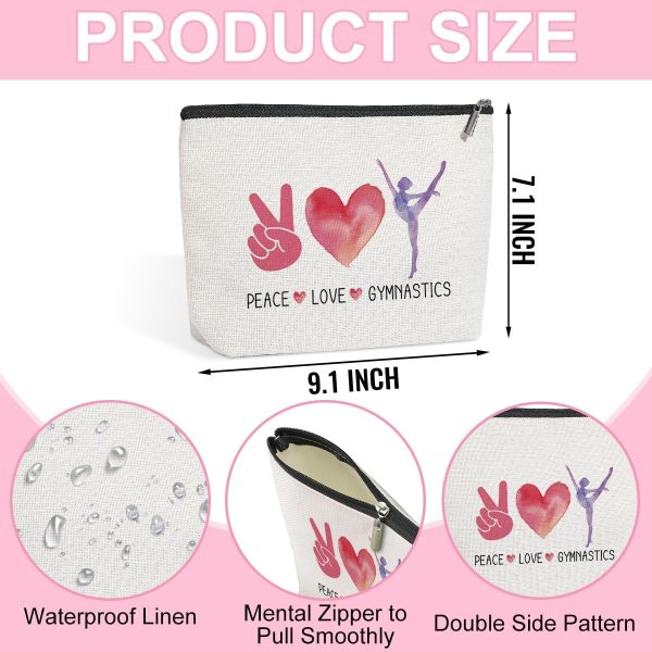 4 Pcs Gymnastic Gifts Gymnastics Makeup Bag Gymnastics Stuff Inspirational - Image 2