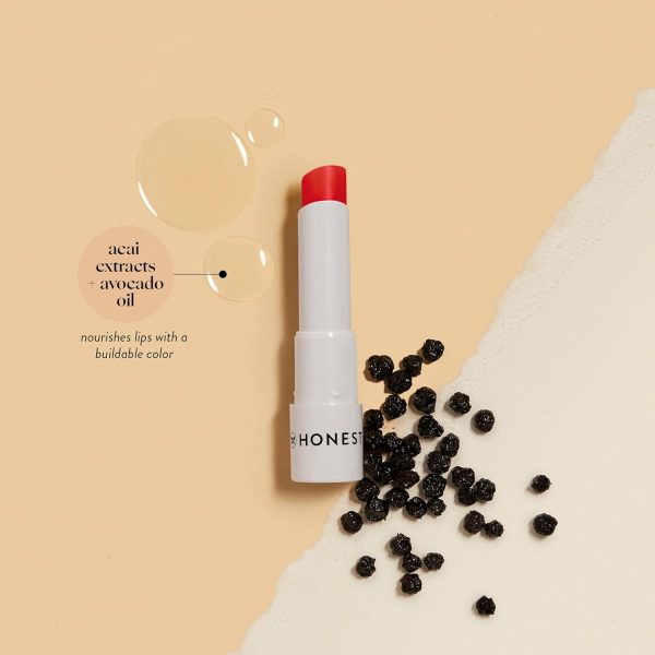 Honest Beauty Moisturizing Vegan Tinted Lip Balm | Antioxidant-rich Acai - Image 3