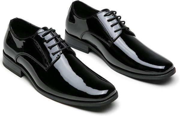 Jousen Mens Dress Shoes Formal Business Oxford Shoes for Men Tuxedo Dress - Image 4