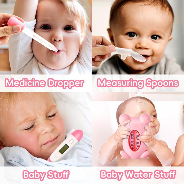 Baby Grooming Kit, Infant Safety Care Set with Hair Brush Comb Nail Clipper - Image 5