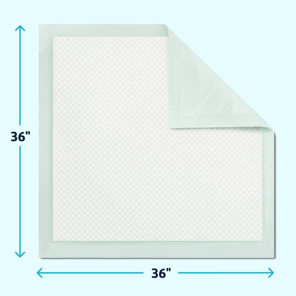 Medline Incontinence Bed Pads 36 x 36 Inches (Pack of 50), Super Absorbent - Image 7