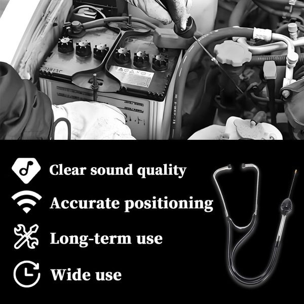Car Mechanic Stethoscope, Automotive Stethoscope Engine Diagnostic Tool, - Image 6