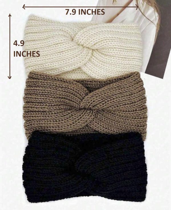 Winter Headbands for Women Ear Warmers, Warm Headbands for Women Winter - Image 4