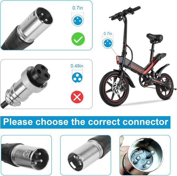 54.6V 2A Electric Bike Charger for Heybike Mars/Ranger, Ecotric Hammer 48V - Image 7