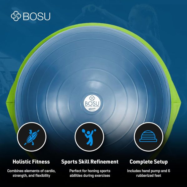 Bosu Home Gym Equipment The Original Balance Trainer 26 Inch Diameter - Image 3
