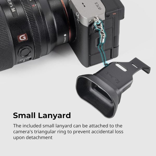 SMALLRIG A7CII A7CR Camera Viewfinder Eyecup, Viewfinder Eye Cup with Small - Image 6